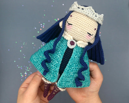 Kit crochet poupée Cassiopée la fille de la Lune