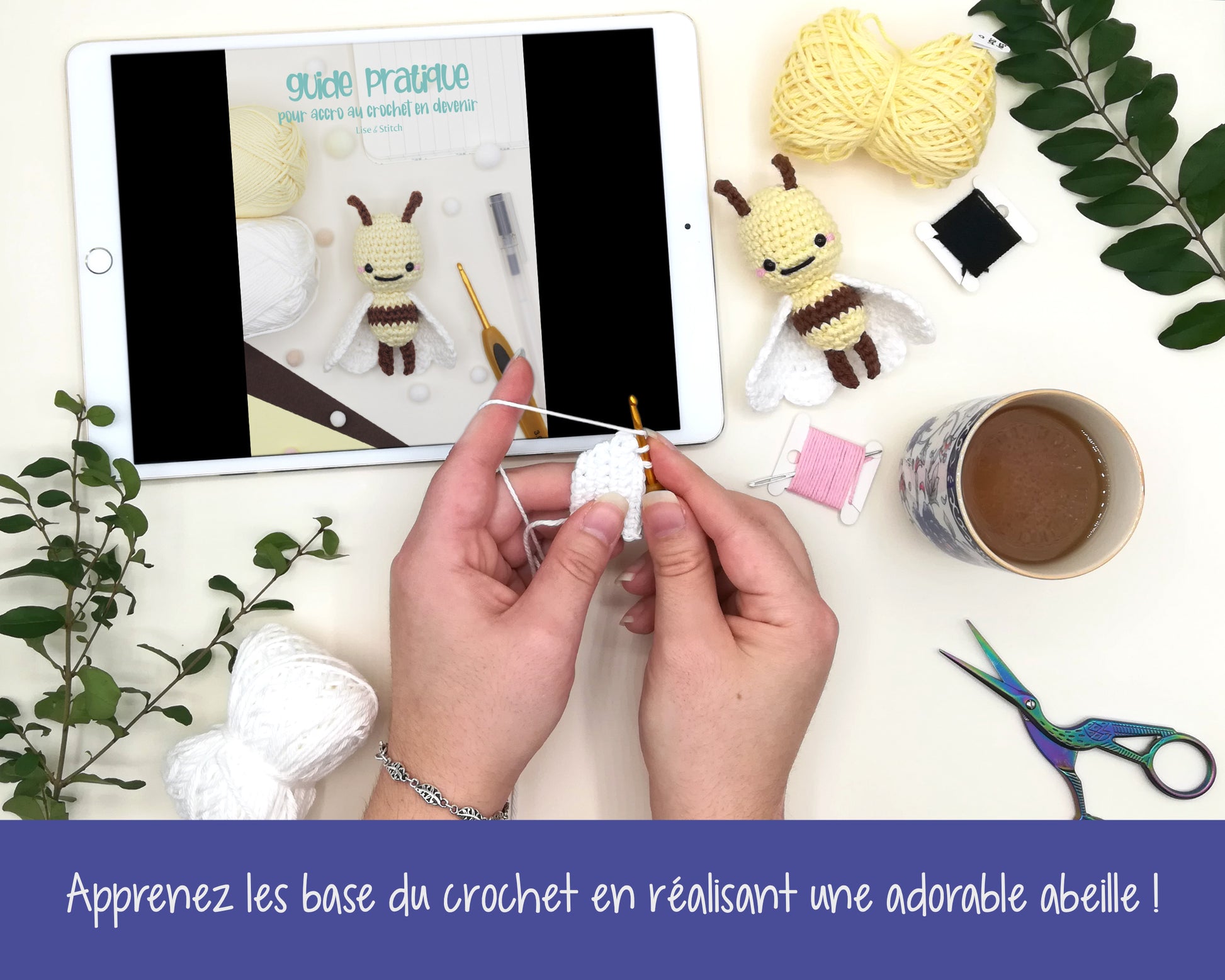 Kit crochet débutant BeeBees Homestore à faire soi-même