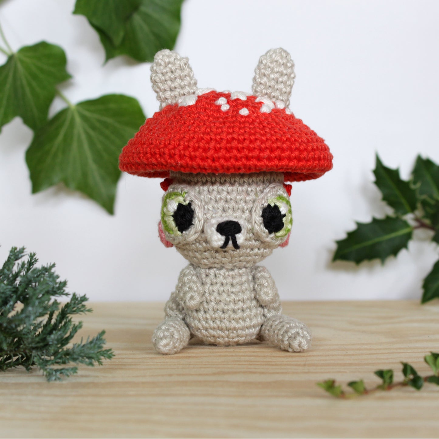 Lapin champignon patron crochet Champi-Lapin