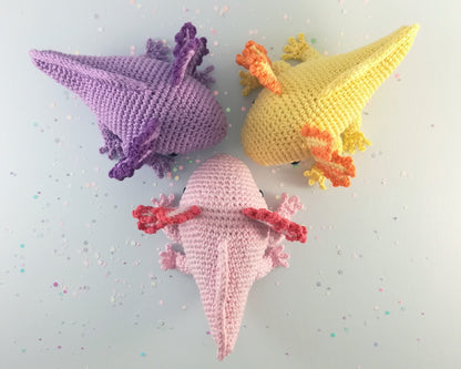 Axolotl patron crochet