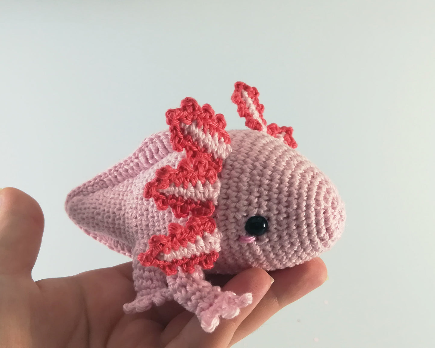 Axolotl patron crochet